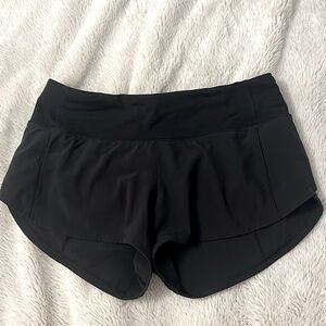 Lululemon Speed ups, size 2 low rise
